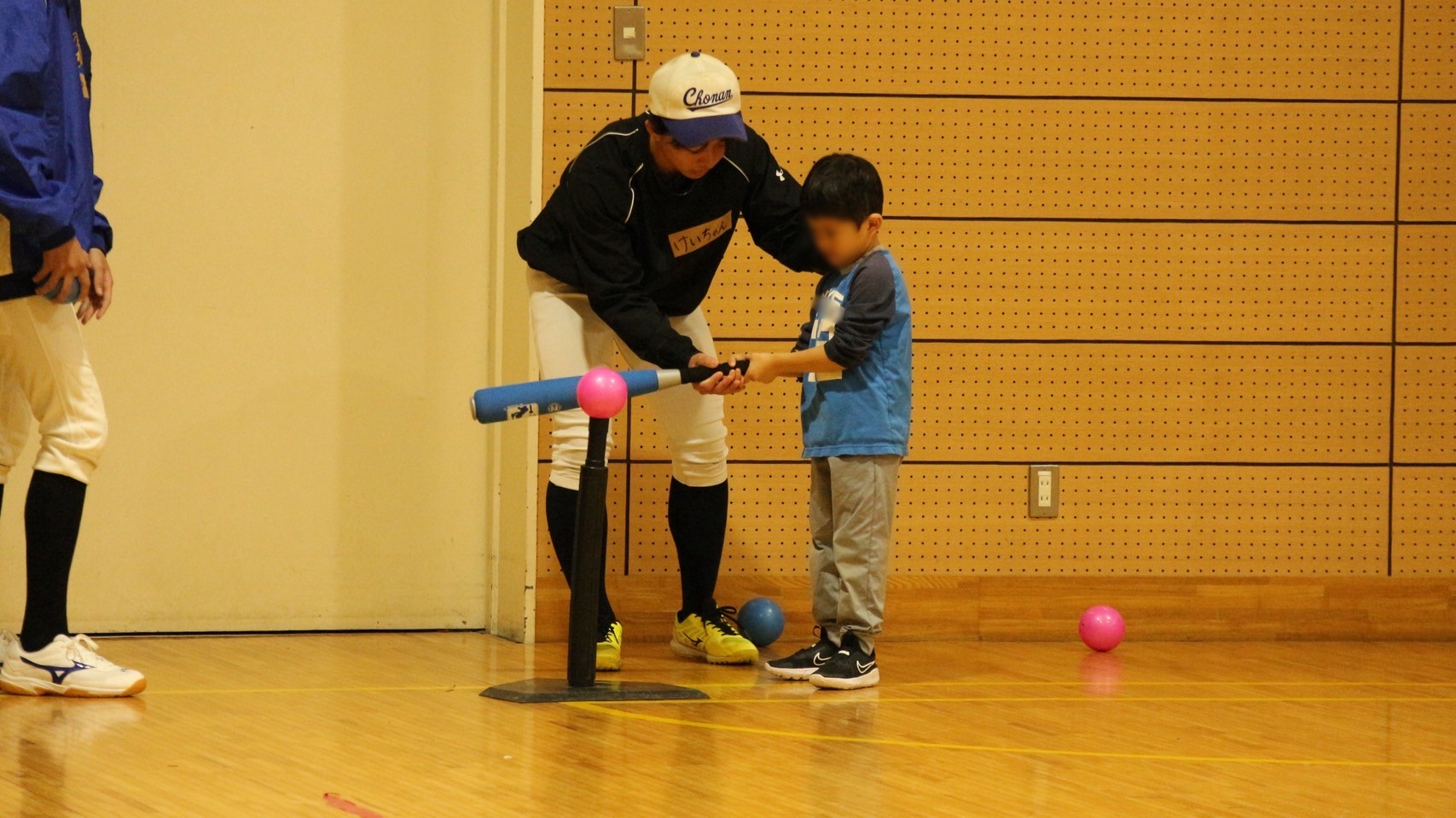 ティーボール教室　写真①